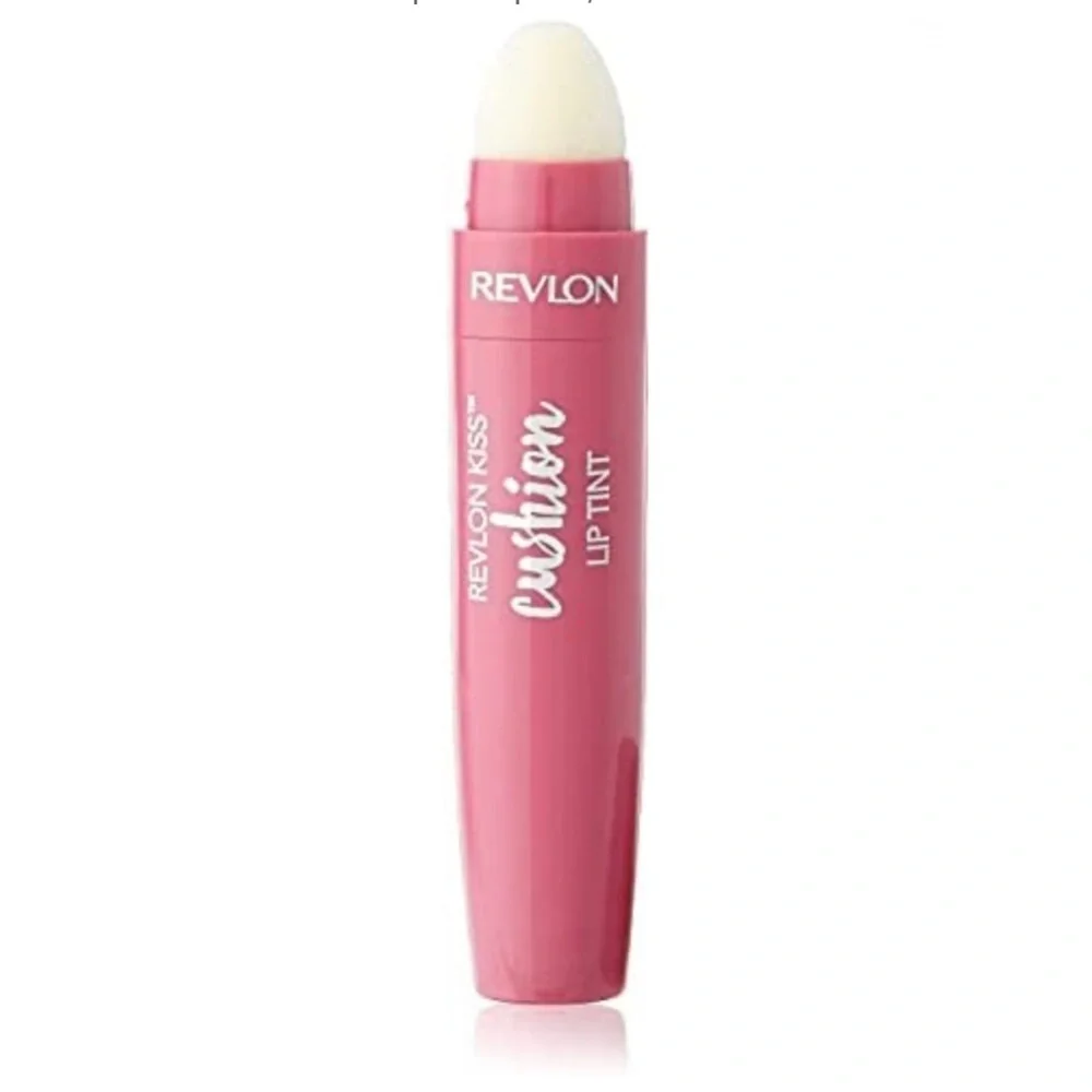 3pk Revlon Kiss‎ Cushion plush Lip Tint- Berry Lit, Pink IRL, #310 (peacy tint)